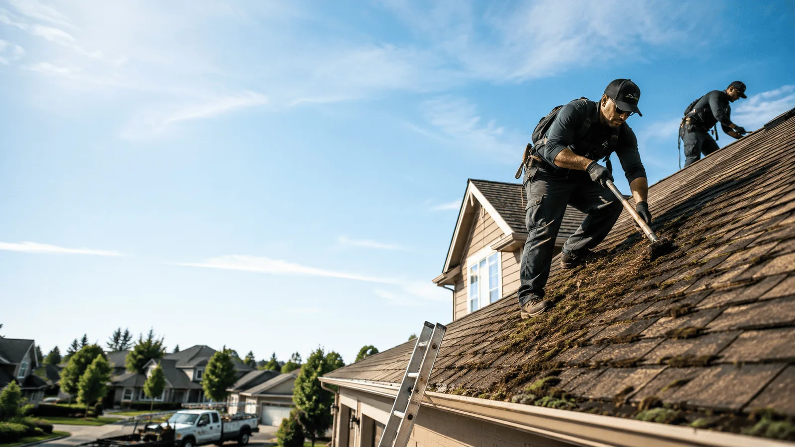 Roof Moss Removal in Auburn, IN near me